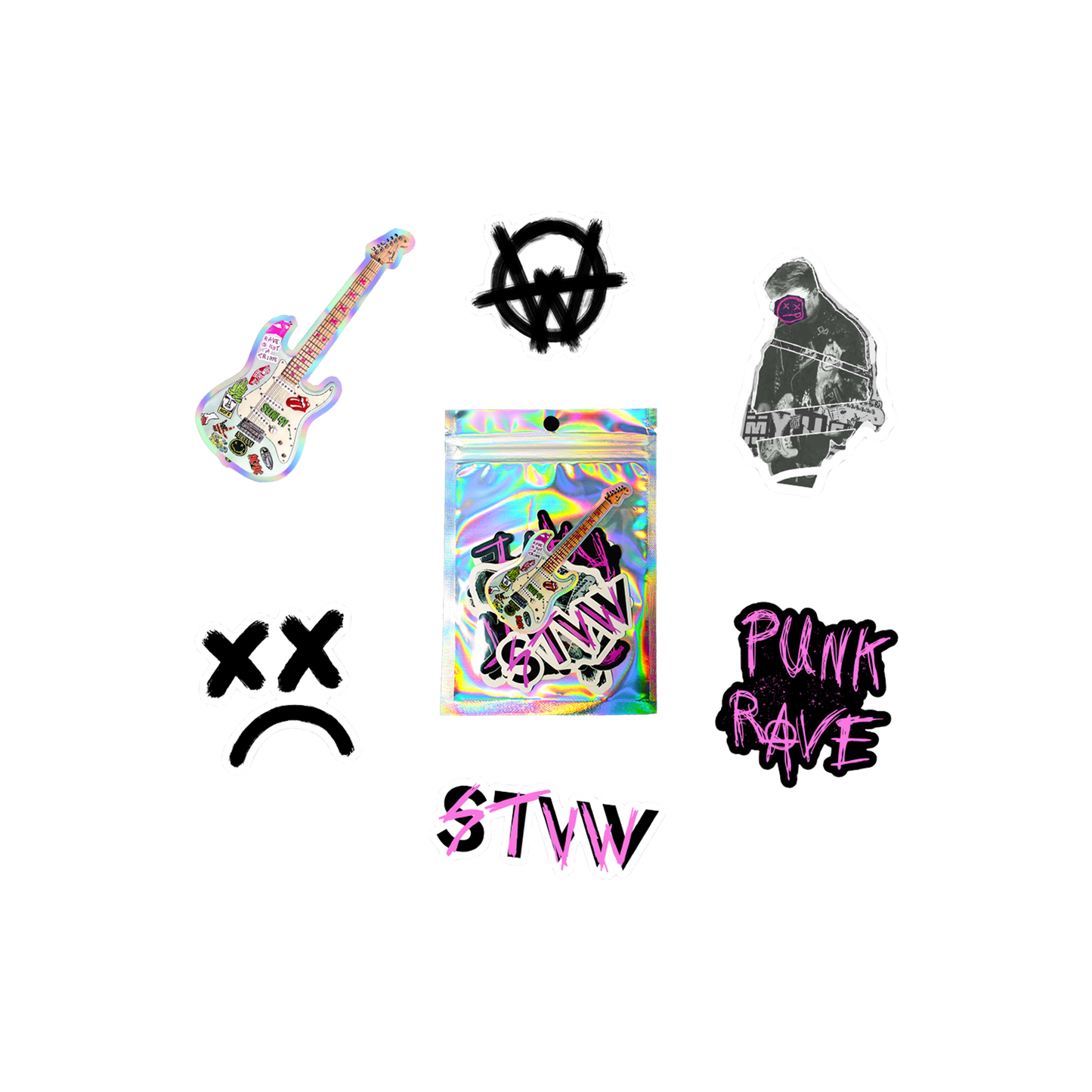 STVW / PUNK-RAVE STICKER PACK