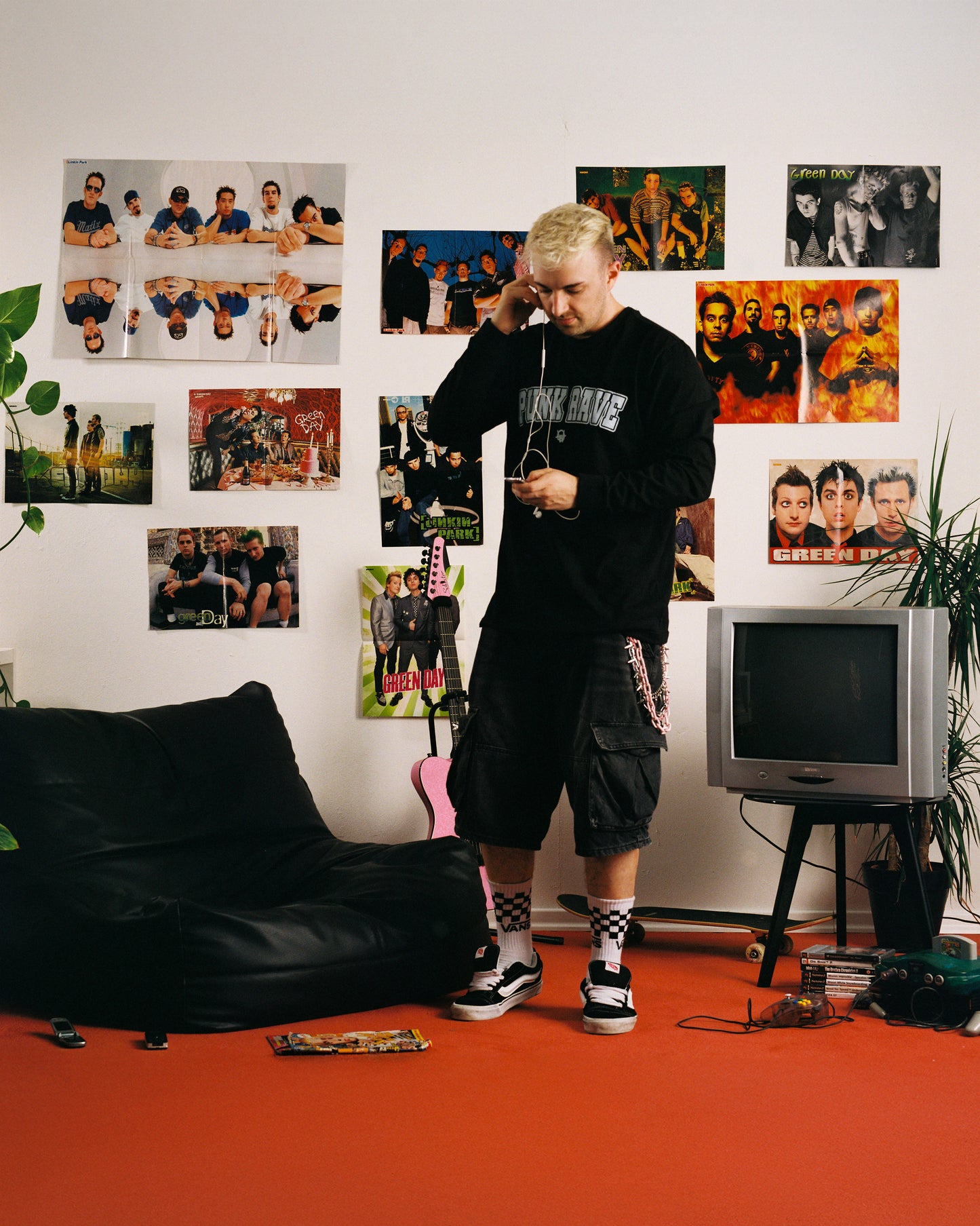 'PUNK RAVE' COLLEGE LONGSLEEVE