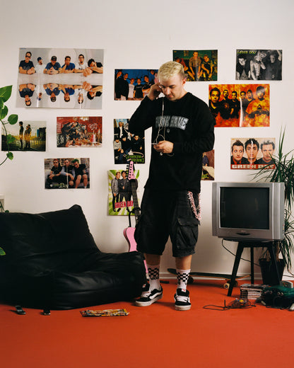 'PUNK RAVE' COLLEGE LONGSLEEVE