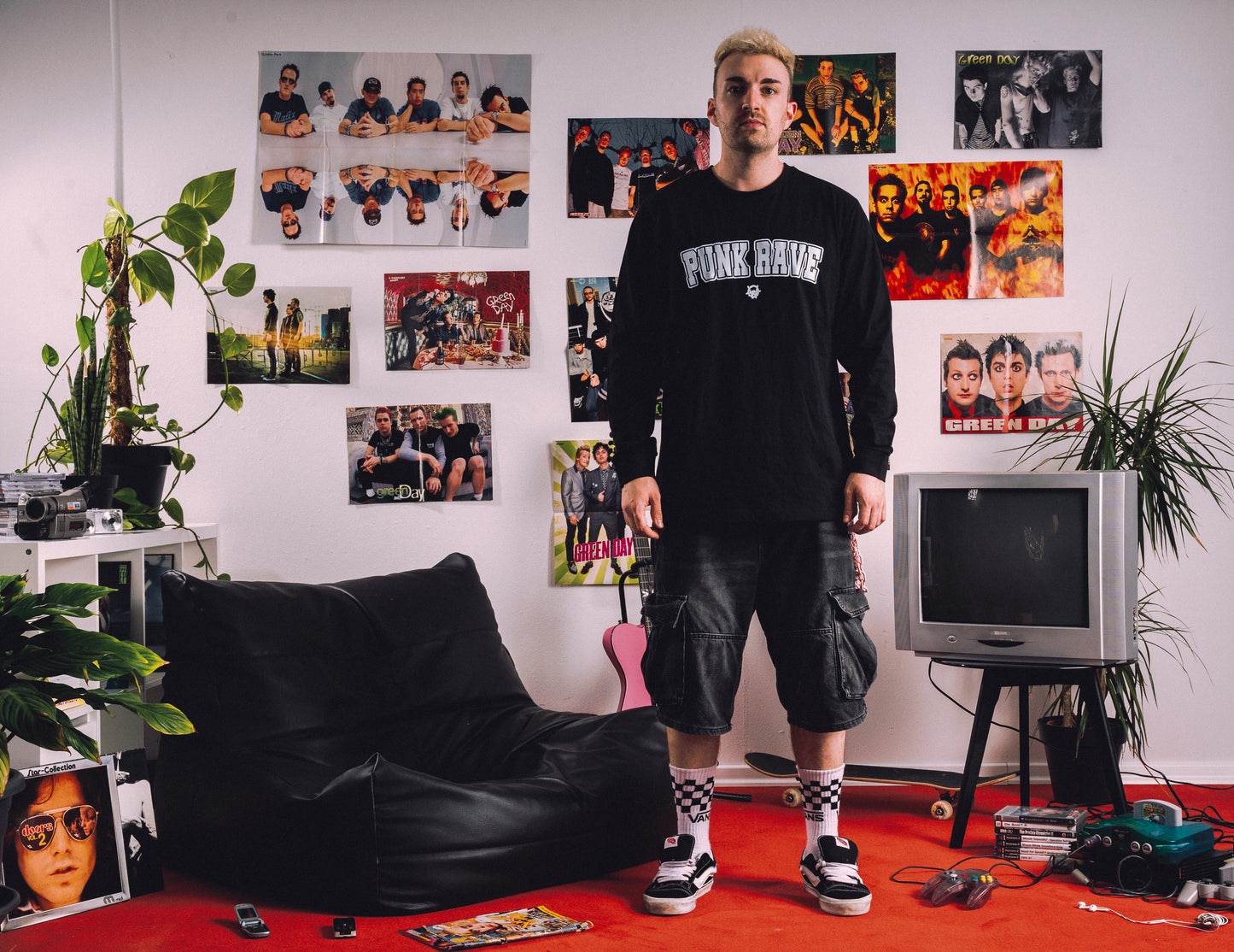 'PUNK RAVE' COLLEGE LONGSLEEVE