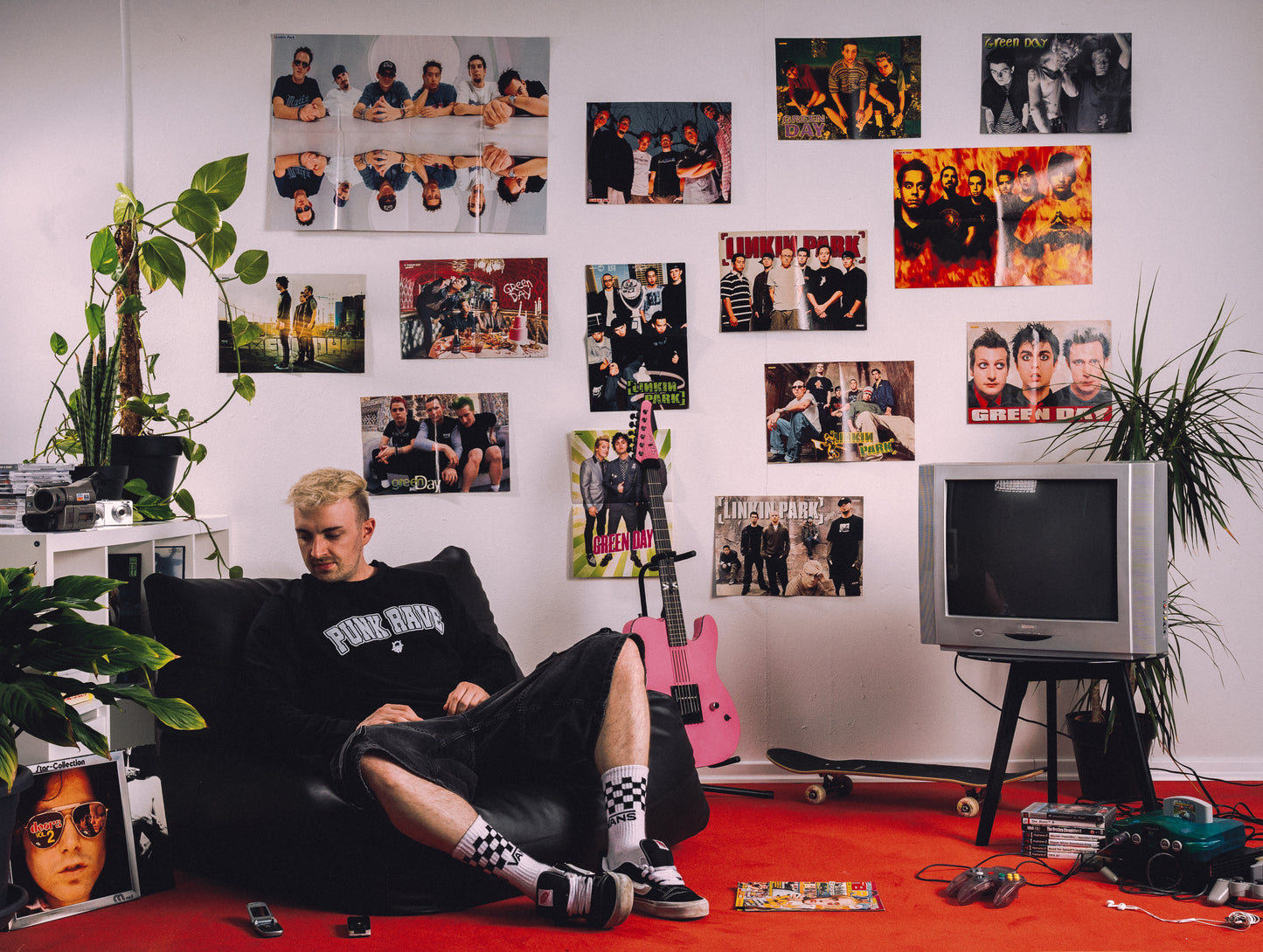 'PUNK RAVE' COLLEGE LONGSLEEVE