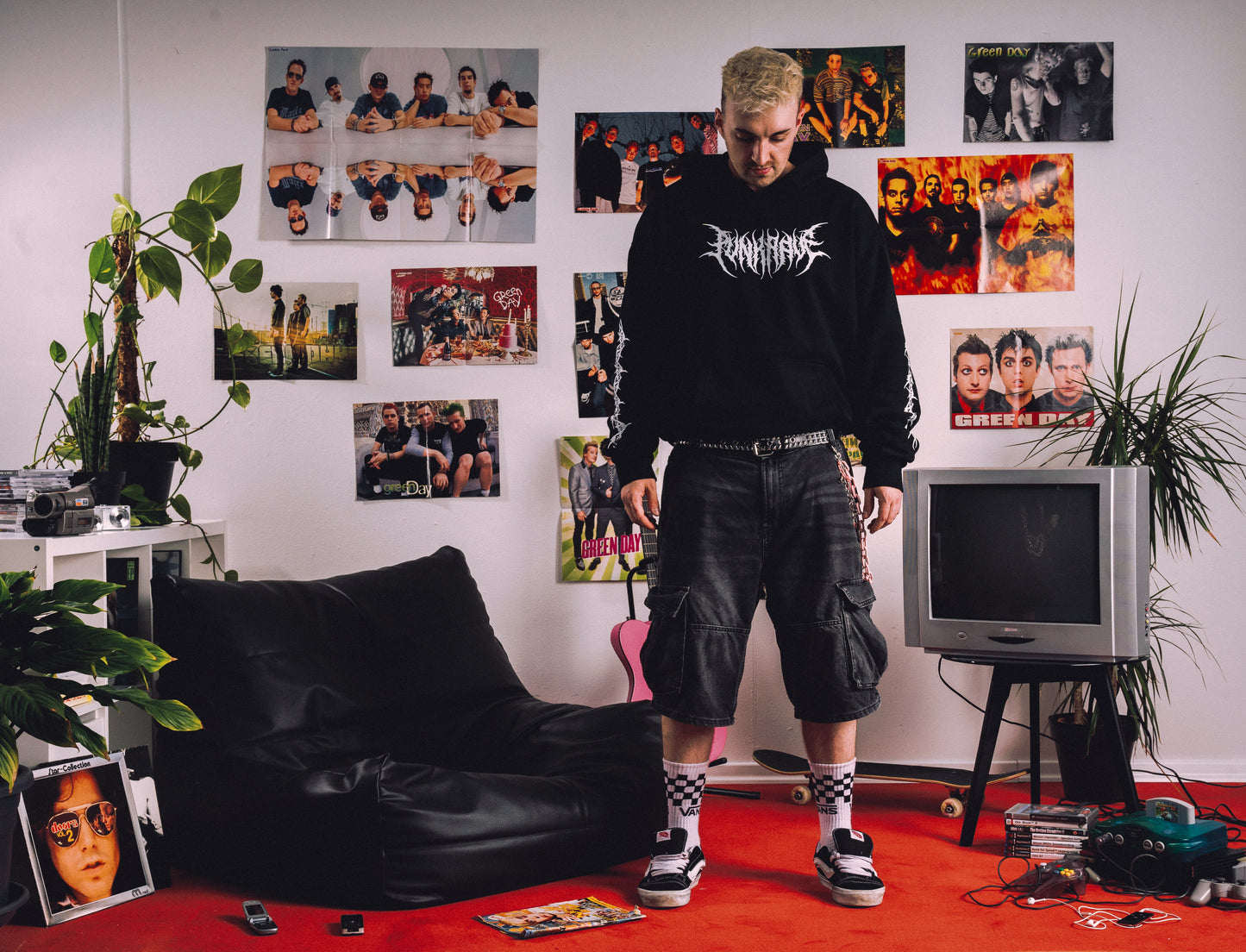 'PUNK RAVE' DEATH METAL HOODIE