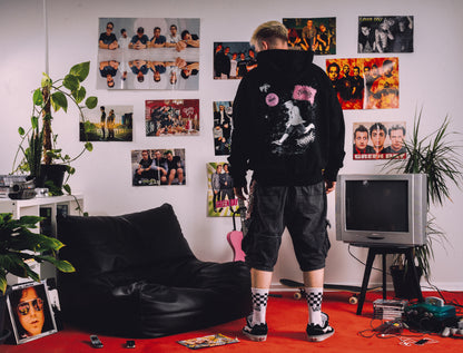 'PUNK RAVE' DEATH METAL HOODIE