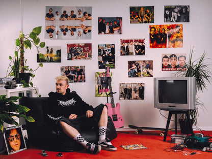 'PUNK RAVE' DEATH METAL HOODIE