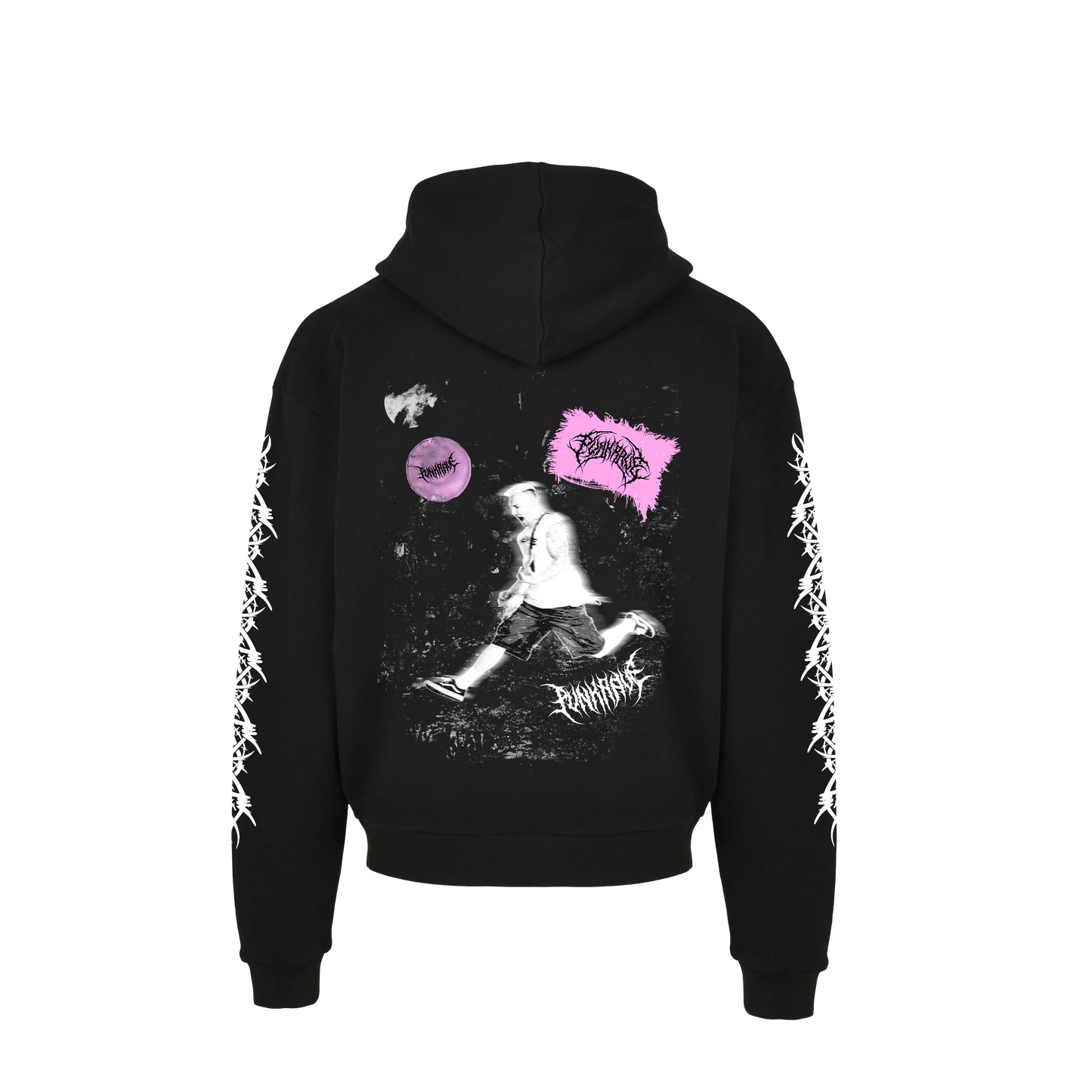 'PUNK RAVE' DEATH METAL HOODIE