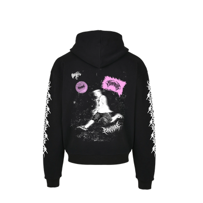 'PUNK RAVE' DEATH METAL HOODIE