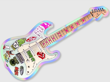 Guitar Sticker Holo