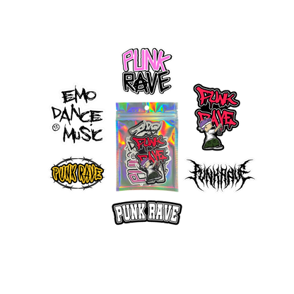 PUNK RAVE STICKER PACK 2025