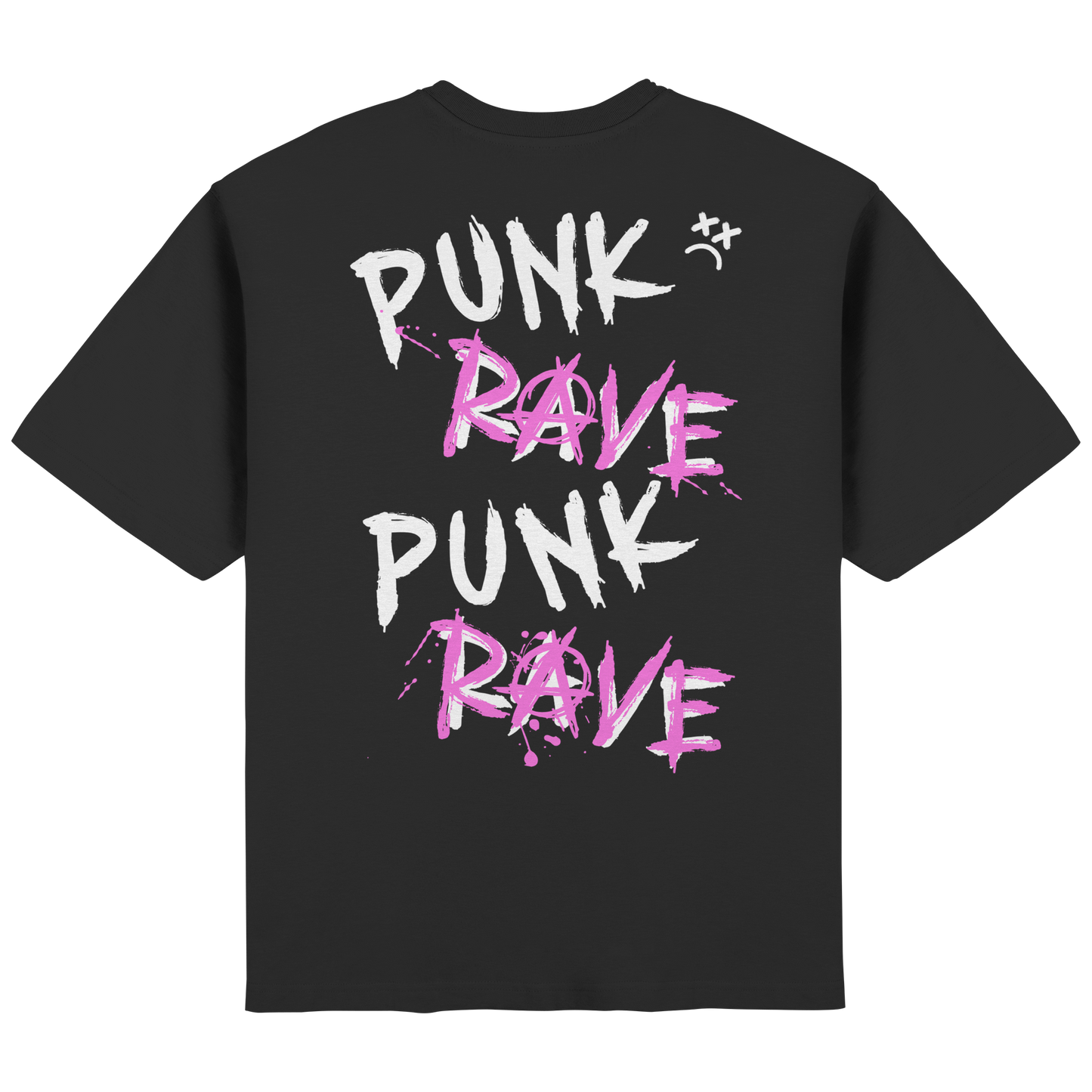 STVW 'PUNK RAVE' TEE BLACK