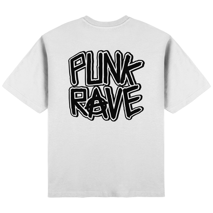 'PUNK RAVE' LOGO TEE WHITE