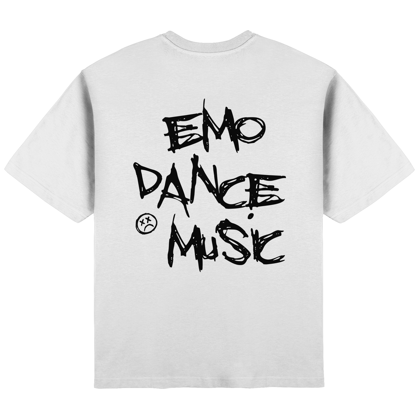 'EMO DANCE MUSIC' TEE WHITE