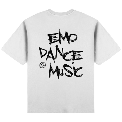 'EMO DANCE MUSIC' TEE WHITE