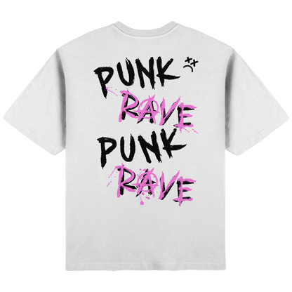 STVW 'PUNK RAVE' TEE WHITE