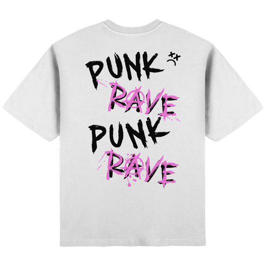 STVW 'PUNK RAVE' TEE WHITE