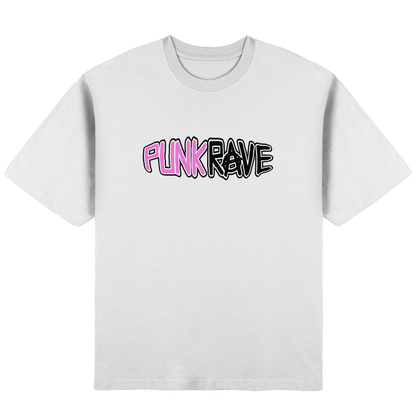 'PUNK RAVE' LOGO TEE WHITE